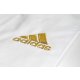 adidas Judoanzug CHAMPION II IJF, weiß/goldene Streifen, JIJF