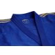 adidas Judoanzug CHAMPION II IJF, blau/goldene Streifen, JIJF