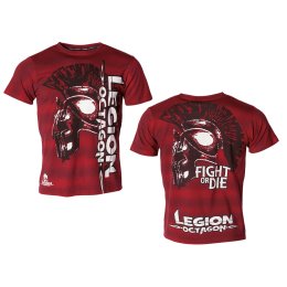 LEGION OCTAGON T-Shirt Fight or Die. rot
