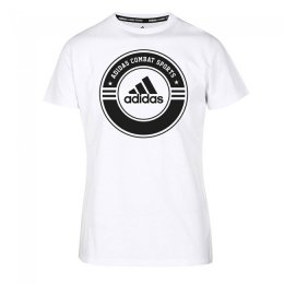 adidas T-Shirt Combat Sports white/black