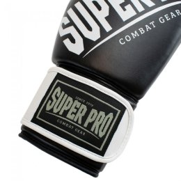 Super Pro Combat Gear (Kick)Boxhandschuhe Rebel black/grey/white