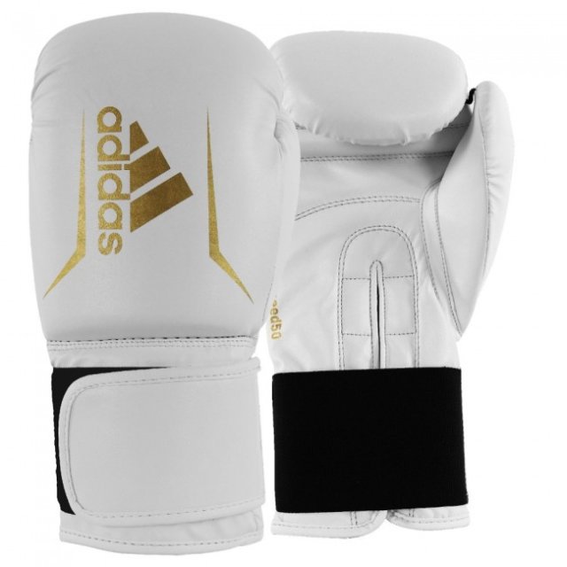 Adidas Speed 50 Boxhandschuhe weiß/gold - Orkansports der Kampfsportf, €  34,95