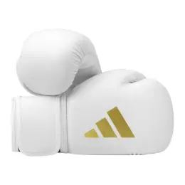 Adidas Speed 50 Boxhandschuhe weiß/gold