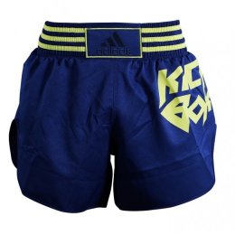 adidas Thai- und Kickbox-Shorts Micro Diamond Gelb / Blau