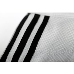 adidas Judoanzug CHAMPION III IJF - Model 1 weiß/schwarze Streifen JIJFS
