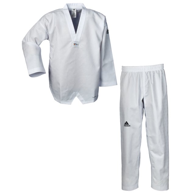 adidas Taekwondo-Anzug adiChamp IV, weißes Revers