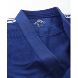 adidas Judo-Anzug Club blau/weiße Streifen, J350B