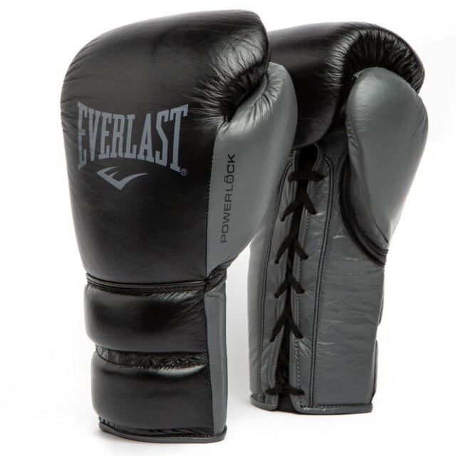 Everlast Powerlock 2 Pro Training Laced Glove, Black