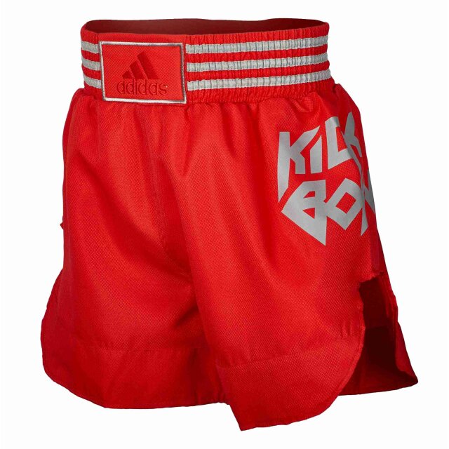 adidas Kick Boxing Shorts Rot/Silber, ADISKB02