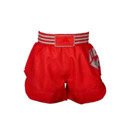 adidas Kick Boxing Shorts Rot/Silber, ADISKB02
