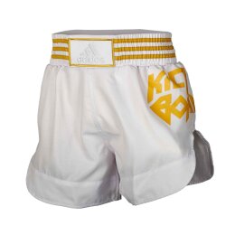 adidas Kick Boxing Shorts Weiß/Gold, ADISKB02