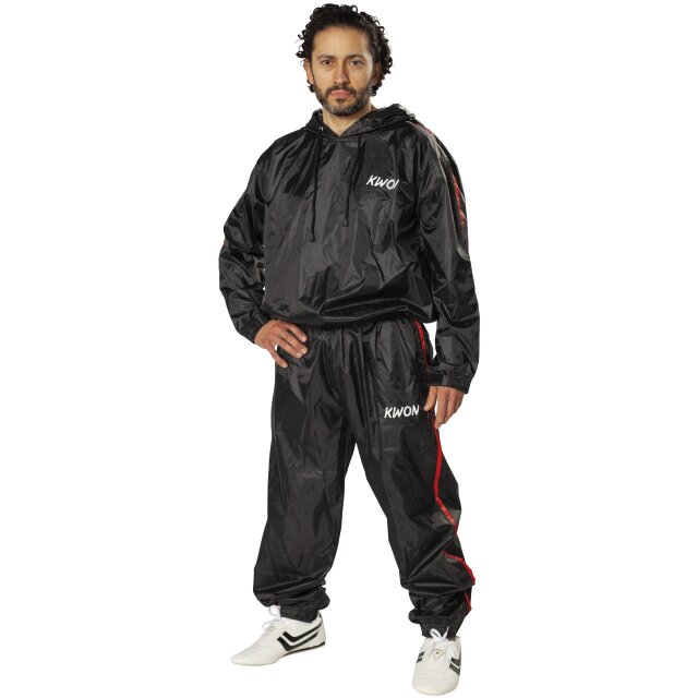 KWON Schwitzanzug Sweat schwarz