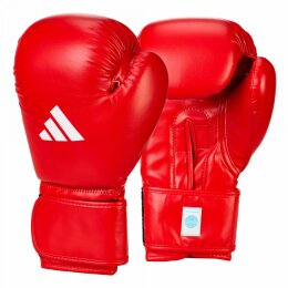 adidas Amateur Boxing Gloves Leder - red, ADIWAKOG1