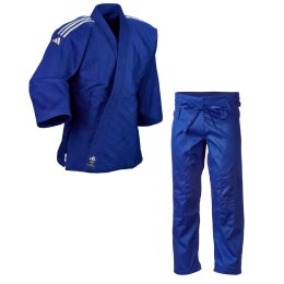 adidas Judo-Anzug Club blue/silver, J350