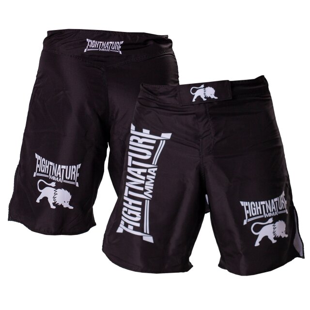 FIGHTNATURE MMA Shorts Shadow Black