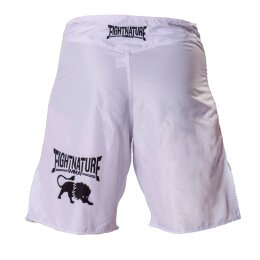 FIGHTNATURE MMA Shorts Shadow White