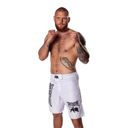 FIGHTNATURE MMA Shorts Shadow White