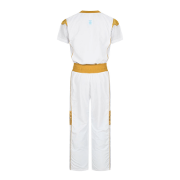 Kickboxuniform Star Edition weiss-gold