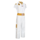 Kickboxuniform Star Edition weiss-gold