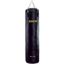 KWON Boxsack Black Kunstleder gefüllt 150 cm