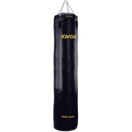 KWON Boxsack Black Kunstleder gefüllt 180 cm