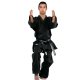 KWON Karate Anzug Traditional schwarz. 12oz 170