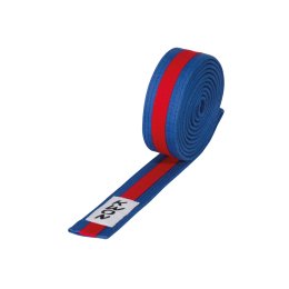 KWON Budo-Gürtel mehrfarbig blau/rot/blau 200