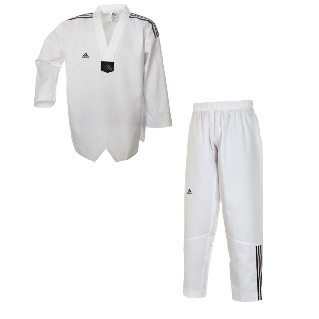 AdiClub Taekwondo Anzug weißes Rever