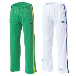 Capoeira Hose grün/gelb oder weiß/blau